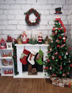 Santa Photography Studio Sydney - Fireplace Room